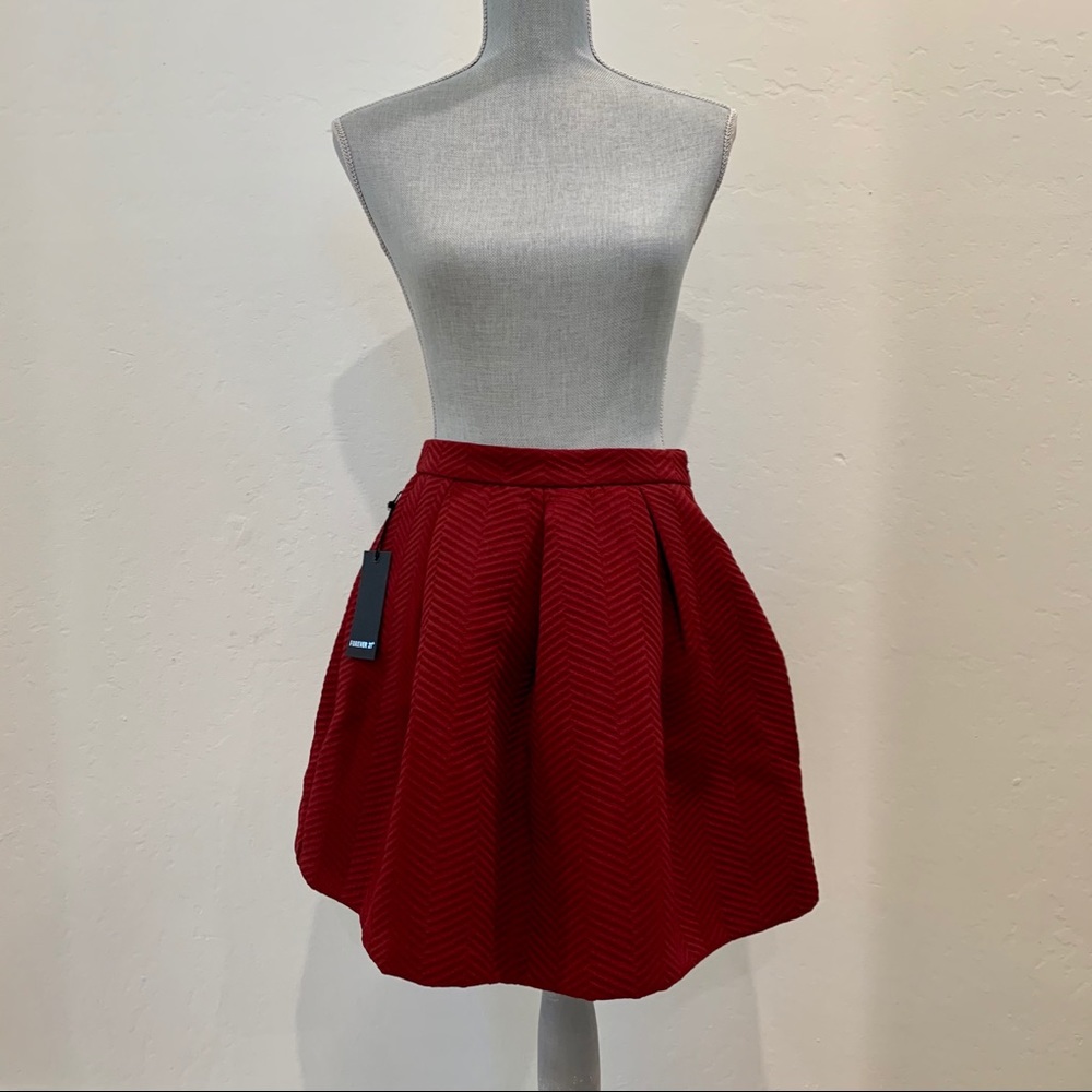 High Quality Burgundy Skirt